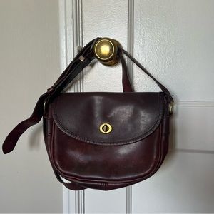 vintage roots leather purse
